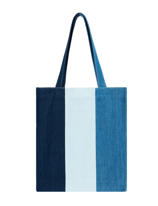 Moonlit Lake Sanctuary Denim Bag - Stylish and Minimalist Tote, Perfect for Daily Outings